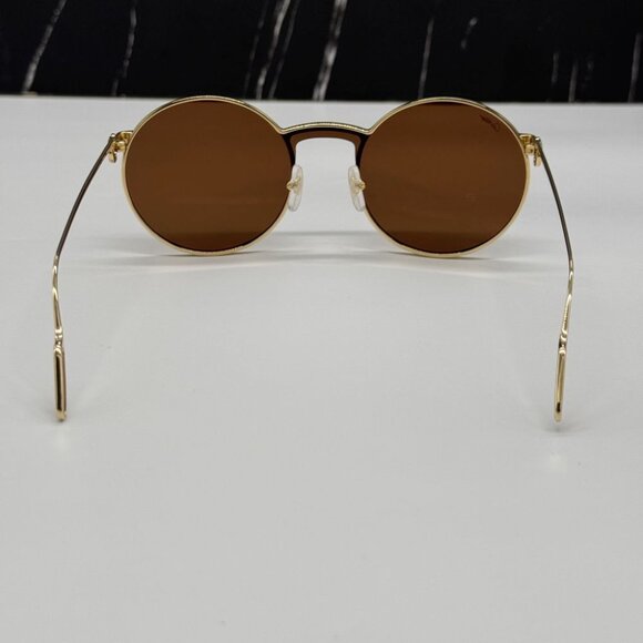 NEW CARTIER SUNGLASSES CT0274S 002 CARTIER GOLD/BROWN TITANIUM WOMEN EYEWEAR - Picture 9 of 15